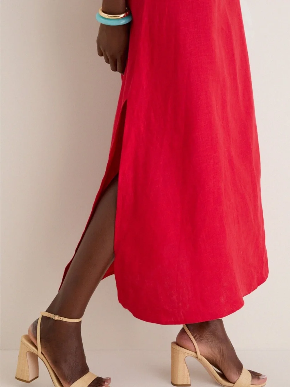 FARM Rio Red 3d Flower Maxi Dress Size XL NWT - Picture 8 of 16